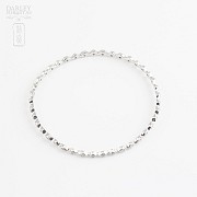 Pulsera circonitas en plata de ley, 925 - 3