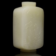 White jade snuff bottle, Ming-Qing Dynasty