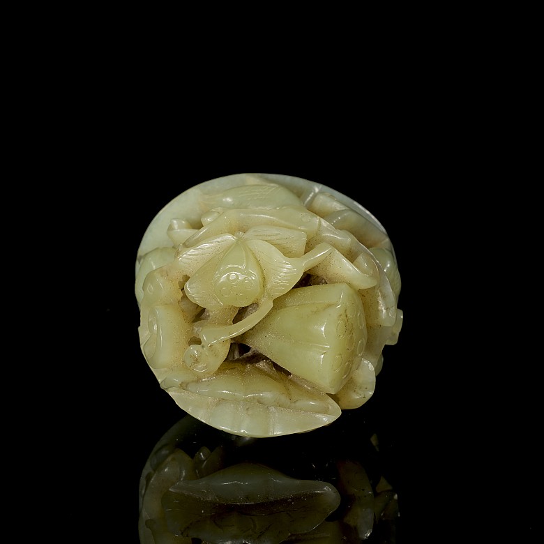 Carved jade figurine ‘Cranes’, Qing dynasty