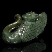 Recipiente de jade en forma de cisne, S.XIX - XX