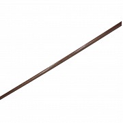 Wooden cane with agate handle, 20th century