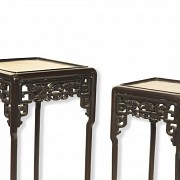 Chinese wooden nesting tables, 20th century