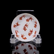 Set of four ‘Fish and Bats’ dishes, Qing dynasty