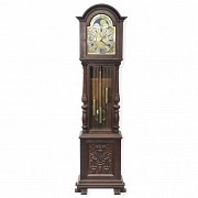 English style tall case clock, 20th century