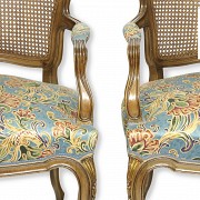 Pair of armchairs, 20th century