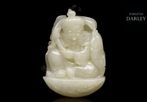 White jade pendant 