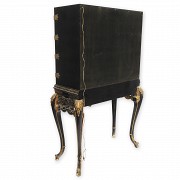 Bar cabinet in lacquered wood, 20th century