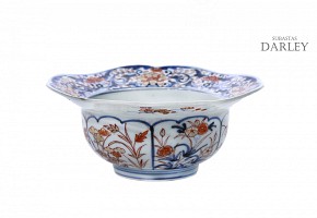 Recipiente de porcelana japonesa esmaltada