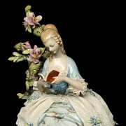 Italian porcelain ‘Romantic Figures’, 20th century