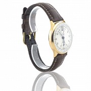 Chronographe Suisse Cie watch in 18k yellow gold