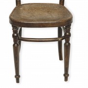 Set of six wooden chairs, Fischel, 19th- 20th century - 2