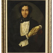 19th century Spanish School ‘Portrait of a gentleman’ - 1