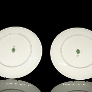 Pair of plates, JKW Decor Carlsbad Bavaria ‘Cries of London’, 20th century - 4