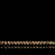 Wooden bead necklace, Qing dynasty