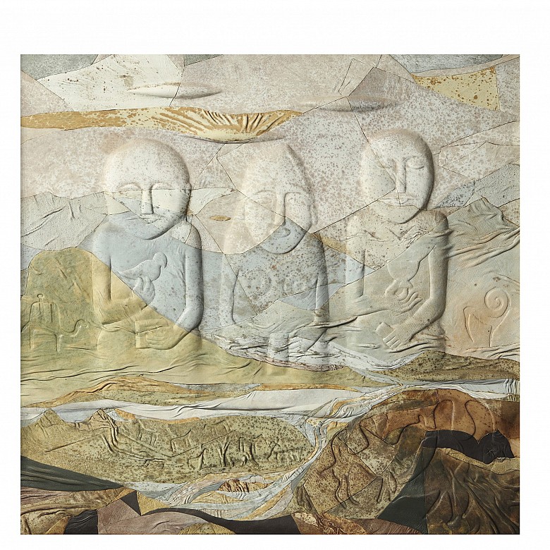 Amangul Ikhanova and Zhangi Umbetov ‘Balbal stone images’, 20th century