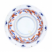 Imari porcelain bowl and plate, Japan