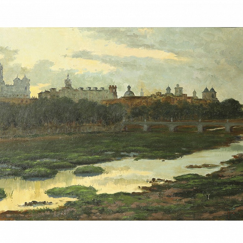 Juan Guillem Satorre (20th century) ‘Views of the River Turia’