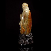 Jade figurine ‘Bodhidharma’, Qing dynasty