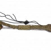 Gilded bronze ruyi scepter, 20th century