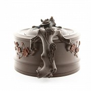 Beautiful clay teapot from Yixing.