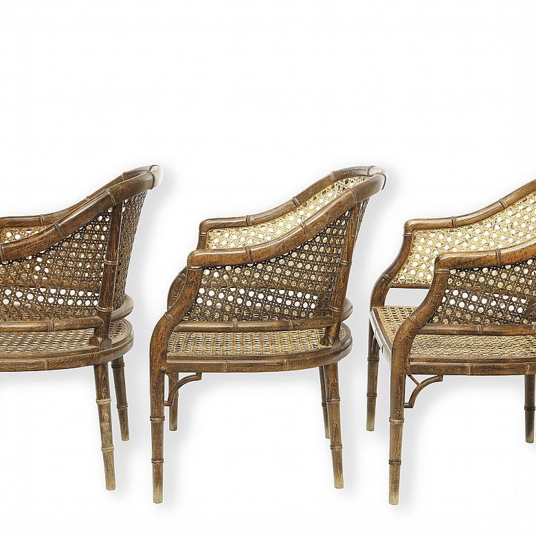 Three grille seats, 20th century