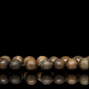 Wooden bead necklace, Qing dynasty