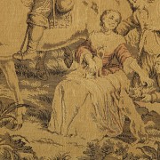 Mannerist tapestry ‘Escena galante’, 19th century