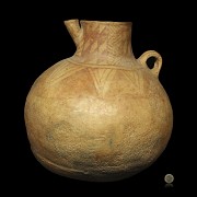 Large rounded ceramic jar, Neolithic (3rd - 2nd millennium B.C.)