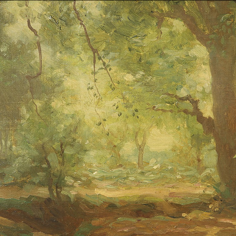 D. Soler (19th-20th century) ‘Grove by the river’