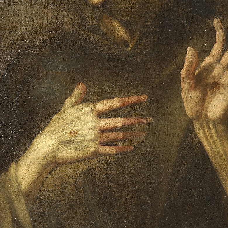 Anonymous “Saint with stigmata”, 18th century