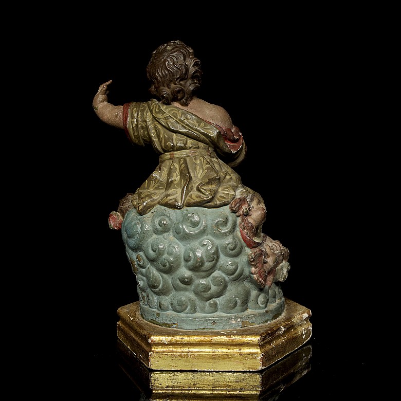 18th century Andalusian School ‘Infant Jesus with cherubs’