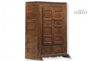 Rustic wooden closet, 20th century