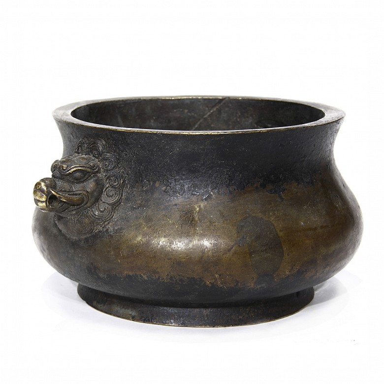 Bronze censer, Qing dynasty.