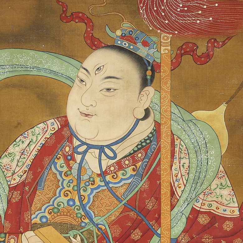 Chinese painting ‘Marshal Ma’, Qing dynasty