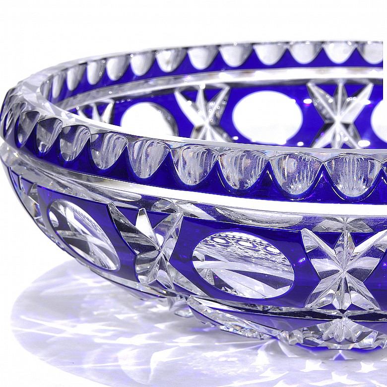 German glass bowl, Nordböhm, 20th century