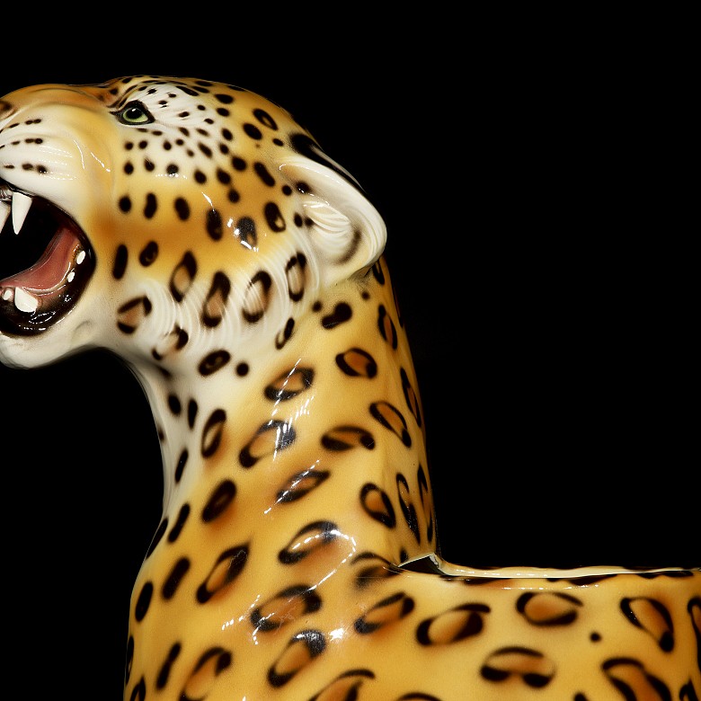 Ceramic umbrella stand ‘Leopard’, 20th century