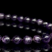 Amethyst bead necklace, Han dynasty