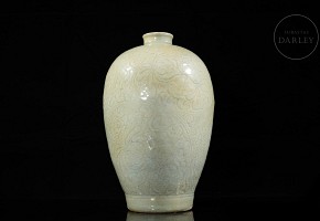 Song-glazed meiping ware ‘Flowers’ vase, Song dynasty