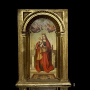 Altarpiece ‘Virgin Mary with the Child Jesus’, 19th century