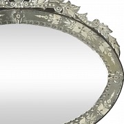 Venetian oval mirror, 19th-20th century