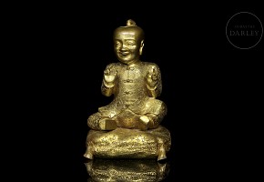 Gilded bronze figurine 