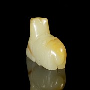 Yellow jade figurine ‘Camel’, Qing dynasty