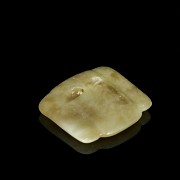 Carved jade pendant, Hongshan culture style