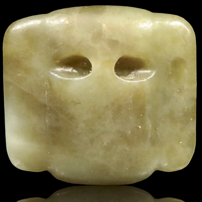 Carved jade pendant, Hongshan culture style