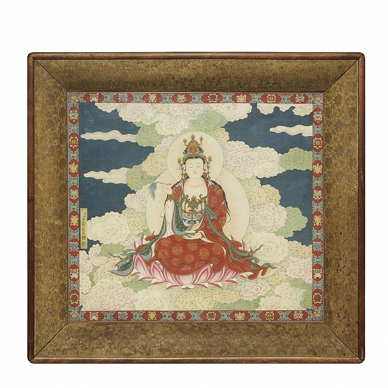 Chinese painting ‘Avalokiteshvara’, Qing dynasty