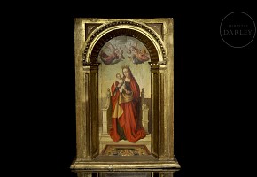 Altarpiece ‘Virgin Mary with the Child Jesus’, 19th century