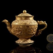 Gilt-bronze teapot, Tang style