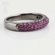 18k Black Ruby Ring