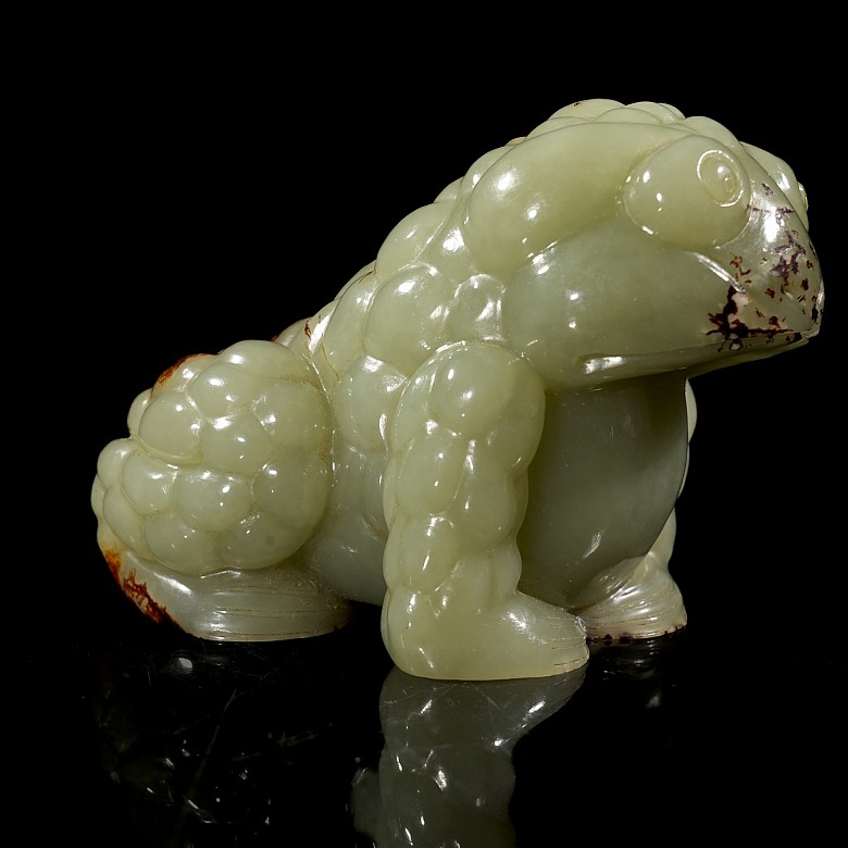 Jade ‘Toad’ figurine, Qing dynasty