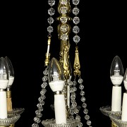 Ceiling lamp with glass beads, 20th century - 3